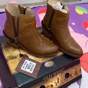 Old west girl short boots